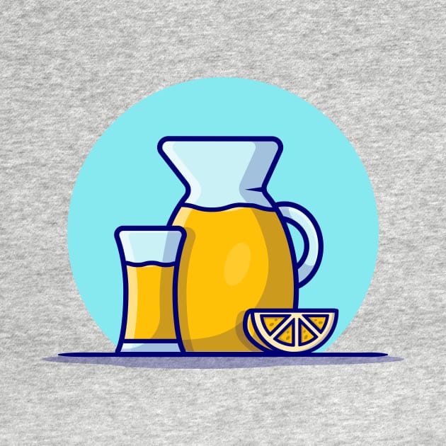 Orange Juice Cartoon Vector Icon Illustration (2) by Catalyst Labs